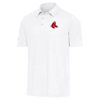 Men's Antigua  White Boston Red Sox Par Polo