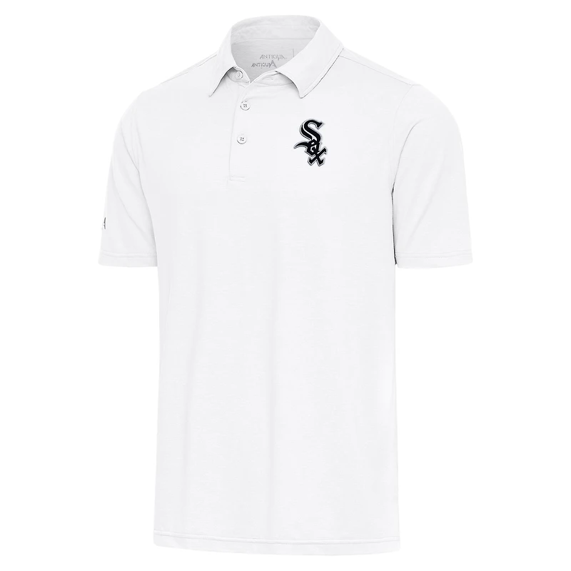 Men's Antigua  White Chicago White Sox Par Polo