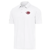 Men's Antigua  White Cincinnati Reds Par Polo