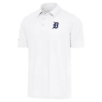 Men's Antigua  White Detroit Tigers Par Polo