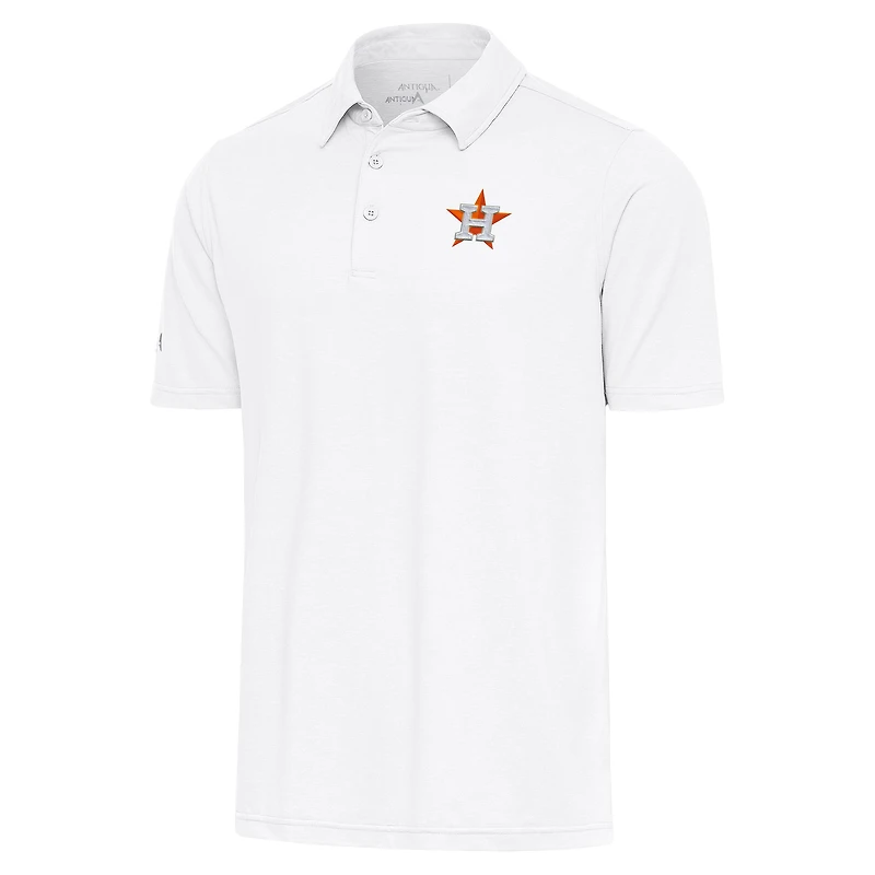 Men's Antigua  White Houston Astros Par Polo
