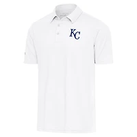 Men's Antigua  White Kansas City Royals Par Polo