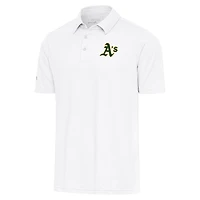 Men's Antigua White Athletics Par Polo