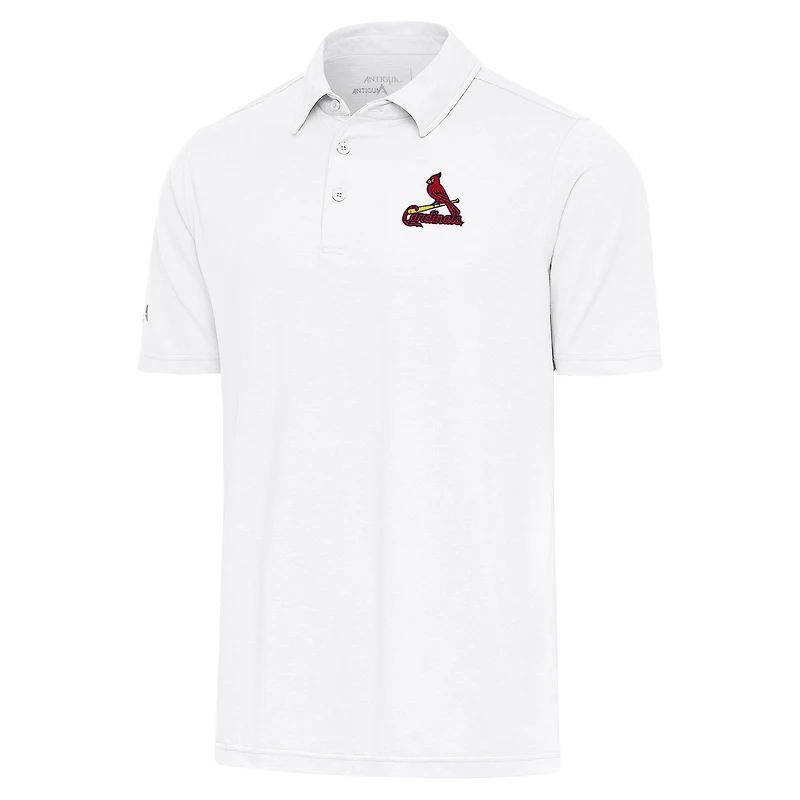 Men's Antigua  White St. Louis Cardinals Par Polo