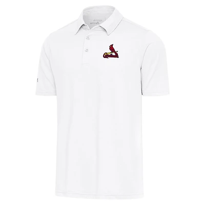 Men's Antigua  White St. Louis Cardinals Par Polo