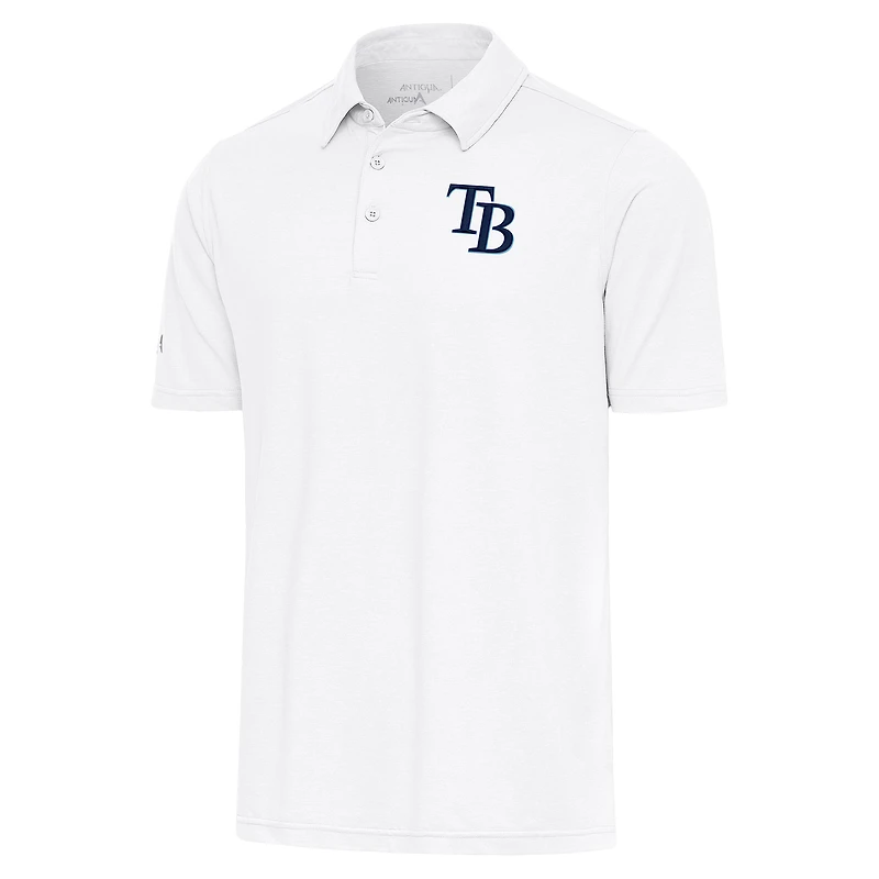 Men's Antigua  White Tampa Bay Rays Par Polo