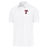 Men's Antigua  White Texas Rangers Par Polo