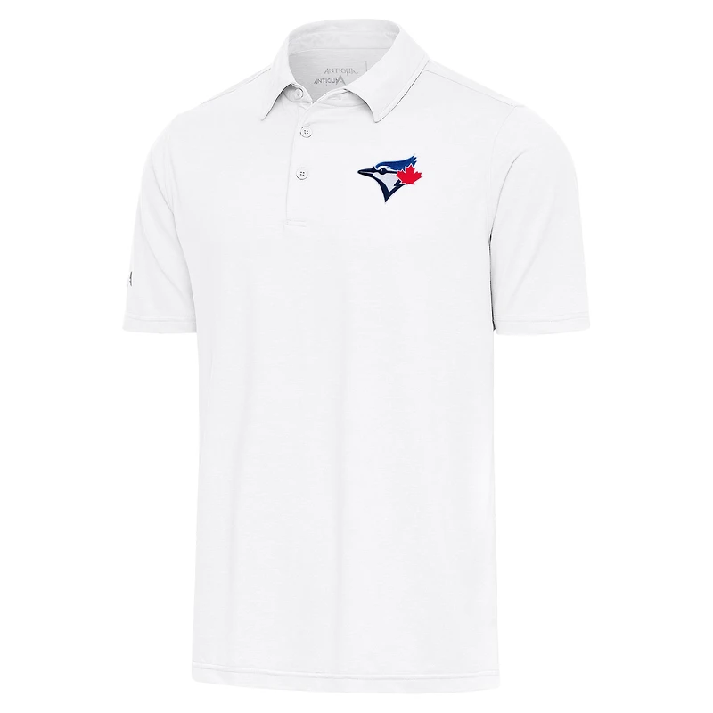 Men's Antigua  White Toronto Blue Jays Par Polo