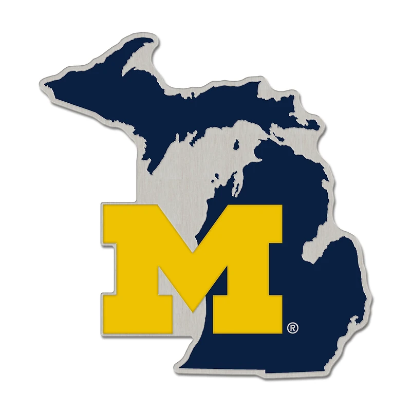 WinCraft Michigan Wolverines State Shape Collector Pin