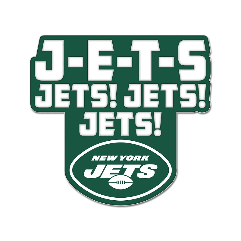 WinCraft New York Jets Slogan Collector Pin