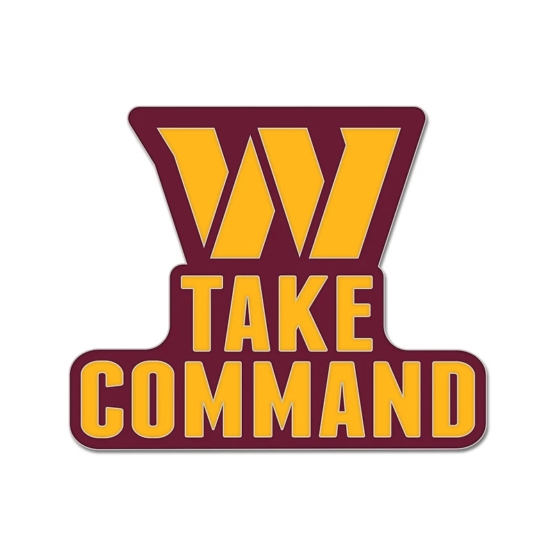WinCraft Washington Commanders Slogan Collector Pin