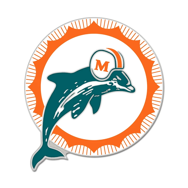 WinCraft Miami Dolphins Retro Collector Pin