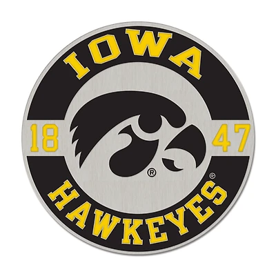 WinCraft Iowa Hawkeyes Round Collector Pin