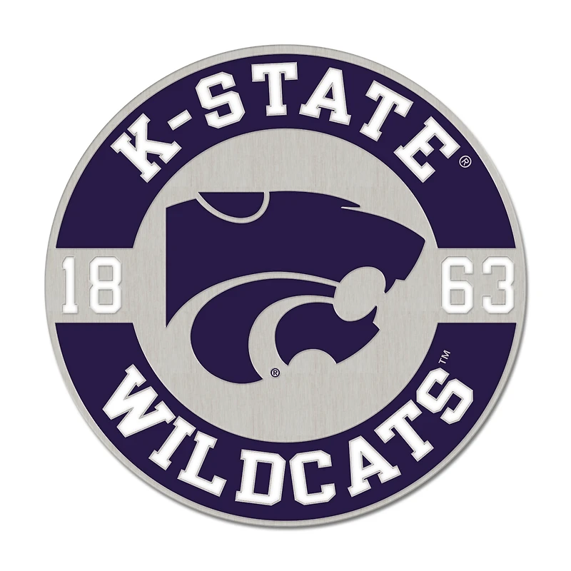 WinCraft Kansas State Wildcats Round Collector Pin