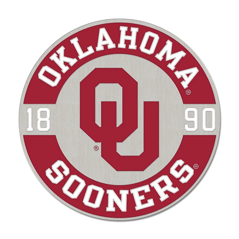 WinCraft Oklahoma Sooners Round Collector Pin