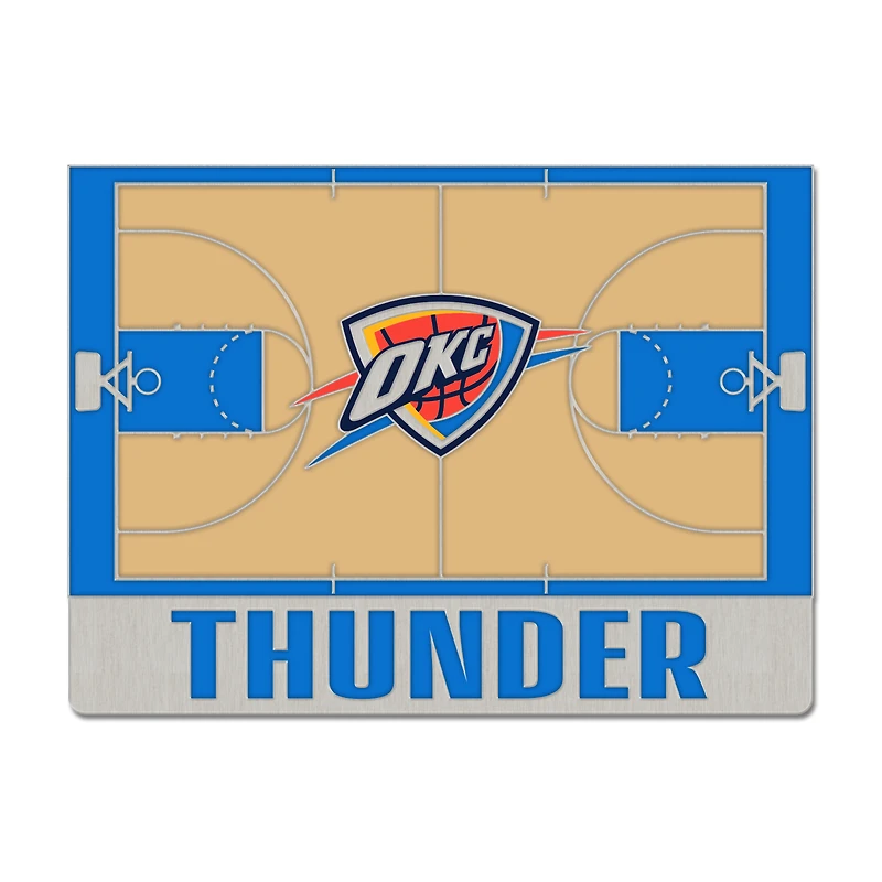 WinCraft Oklahoma City Thunder Court Collector Pin