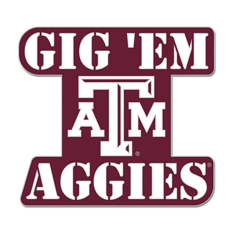 WinCraft Texas A&M Aggies Slogan Collector Pin