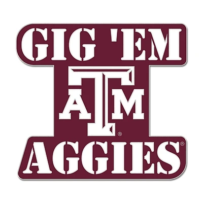 WinCraft Texas A&M Aggies Slogan Collector Pin