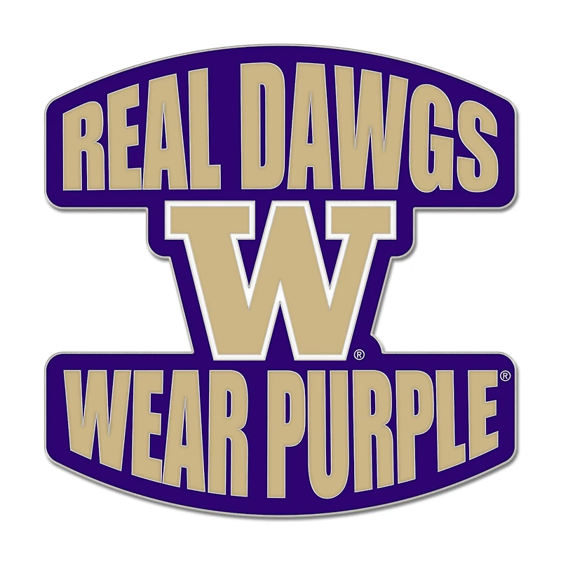 WinCraft Washington Huskies Slogan Collector Pin