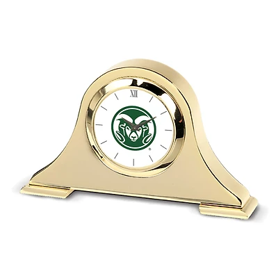 Gold Colorado State Rams Napoleon Desk Clock