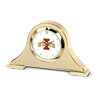 Gold Iowa State Cyclones Napoleon Desk Clock