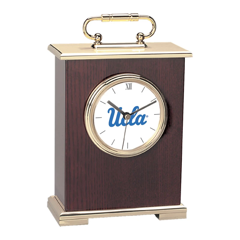 Gold UCLA Bruins Carriage Clock
