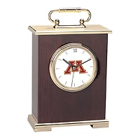 Gold Minnesota Golden Gophers Carriage Clock