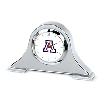 Silver Arizona Wildcats Napoleon Desk Clock