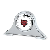 Silver Arkansas State Red Wolves Napoleon Desk Clock