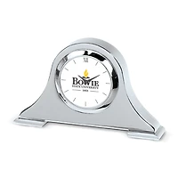 Silver Bowie State Bulldogs Napoleon Desk Clock