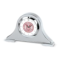 Silver Cornell Big Red Napoleon Desk Clock