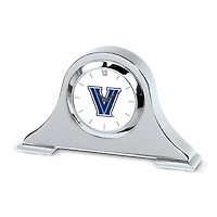 Silver Villanova Wildcats Napoleon Desk Clock