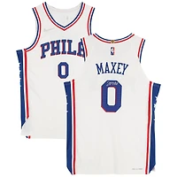 Tyrese Maxey Philadelphia 76ers Autographed Nike Authentic Jersey