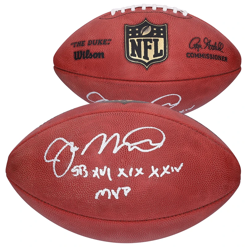 Joe Montana San Francisco 49ers Autographed Wilson Football with Inscription