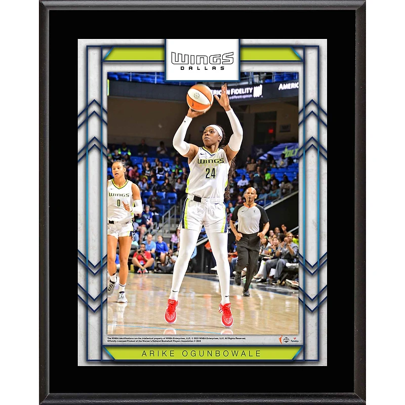 Arike Ogunbowale Dallas Wings 10.5" x 13" Sublimated Player Plaque
