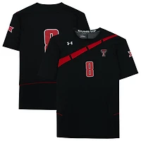 Texas Tech Red Raiders Team-Issued #8 Black Jersey from the Athletics Program