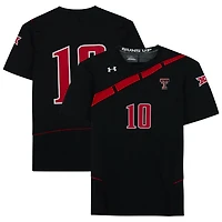 Texas Tech Red Raiders Team-Issued #10 Black Jersey from the Athletics Program
