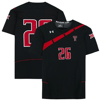 Texas Tech Red Raiders Team-Issued #26 Black Jersey from the Athletics Program