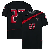 Texas Tech Red Raiders Team-Issued #27 Black Jersey from the Athletics Program