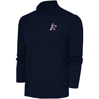Men's Antigua Navy Athletics Patriotic Tribute Quarter-Zip Pullover Top