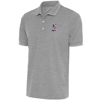 Men's Antigua  Gray/White Seattle Mariners Patriotic Affluent Polo