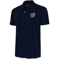 Men's Antigua  Navy Washington Nationals Patriotic Tribute Polo