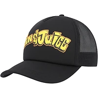 Men's Black Death Row Records Gin & Juice Trucker Adjustable Hat
