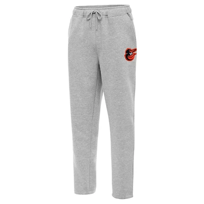 Men's Antigua  Heather Gray Baltimore Orioles Victory Jogger Pants