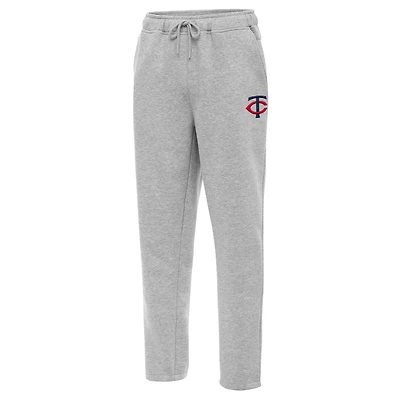 Men's Antigua  Heather Gray Minnesota Twins Victory Jogger Pants