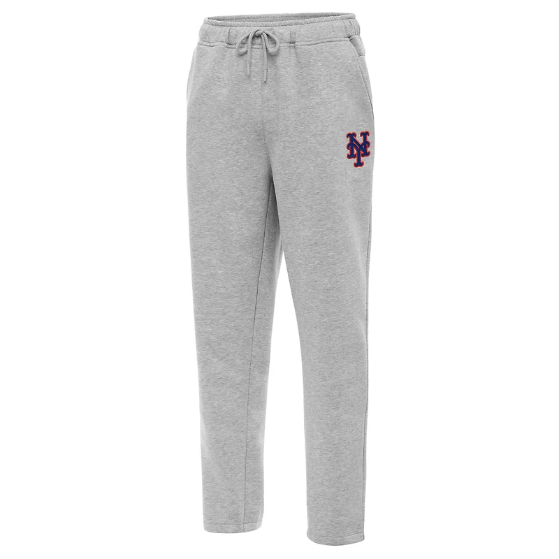 Men's Antigua  Heather Gray New York Mets Victory Jogger Pants