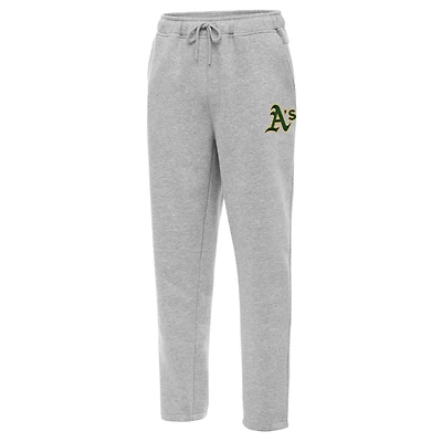 Men's Antigua Heather Gray Athletics Victory Jogger Pants