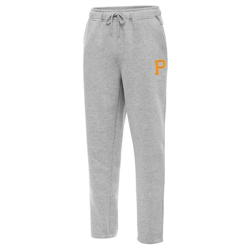 Men's Antigua  Heather Gray Pittsburgh Pirates Victory Jogger Pants