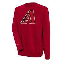 Men's Antigua Red Arizona Diamondbacks Victory Pullover Sweatshirt