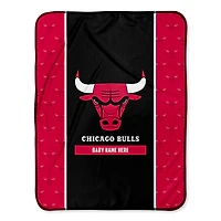 Chicago Bulls 30" x 40" Personalized Baby Blanket
